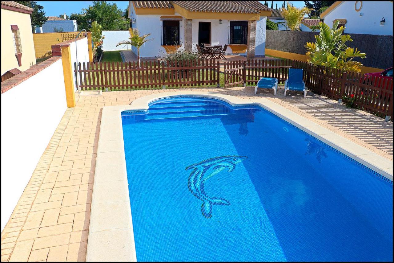 Chalet con piscina privada Conil De La Frontera Esterno foto